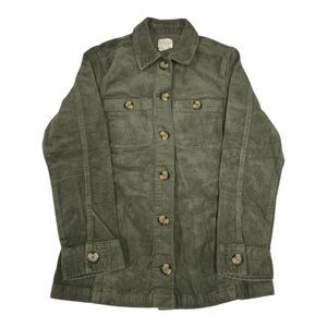 NWT St. John’s Bay Corduroy Shirt Jacket Shacket Size S